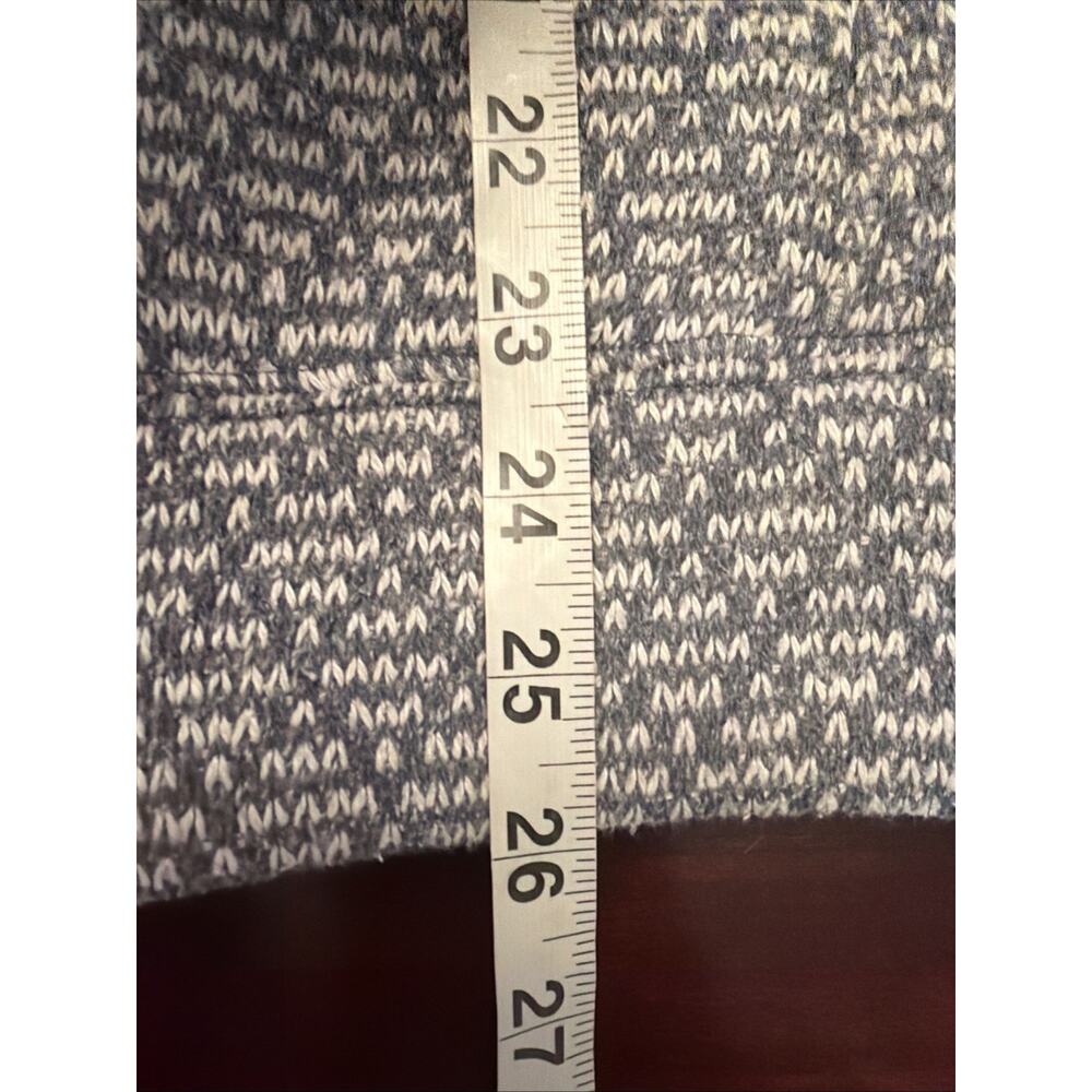 Roxy Doe Fleece Full Zip Hoodie Women’s M Blue & White Athleisure Beachy Sporty - Picture 5 of 10